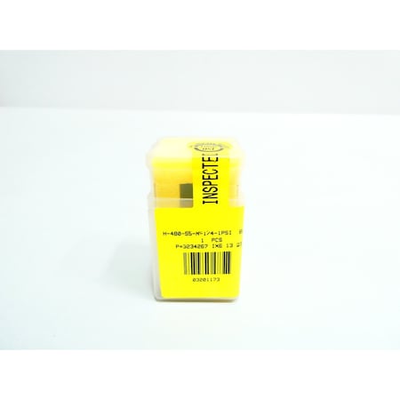 Ham-Let STAINLESS THREADED 1/4IN NPT CHECK VALVE H-480-SS-N-1/4-1PSI